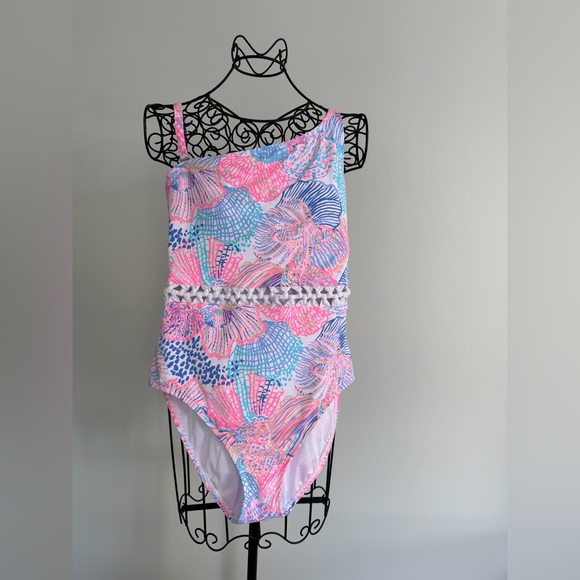 Lilly Pulitzer Other - Lilly Pulitzer one piece bathing suit in pink, blue and white
